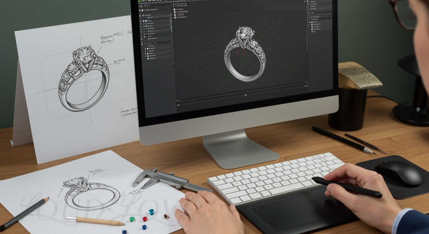Skilled 3D artist converts the sketch into a 3D model and delivers a 3d preview render of the piece.