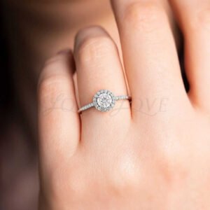 halo-eternity-moissanite-on-ring-finger