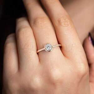 round-moissanite-solitaire-bezel-classic-design